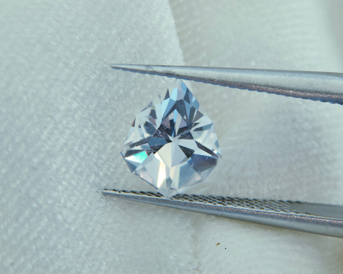 1.50 ct White Lab-created Sapphire