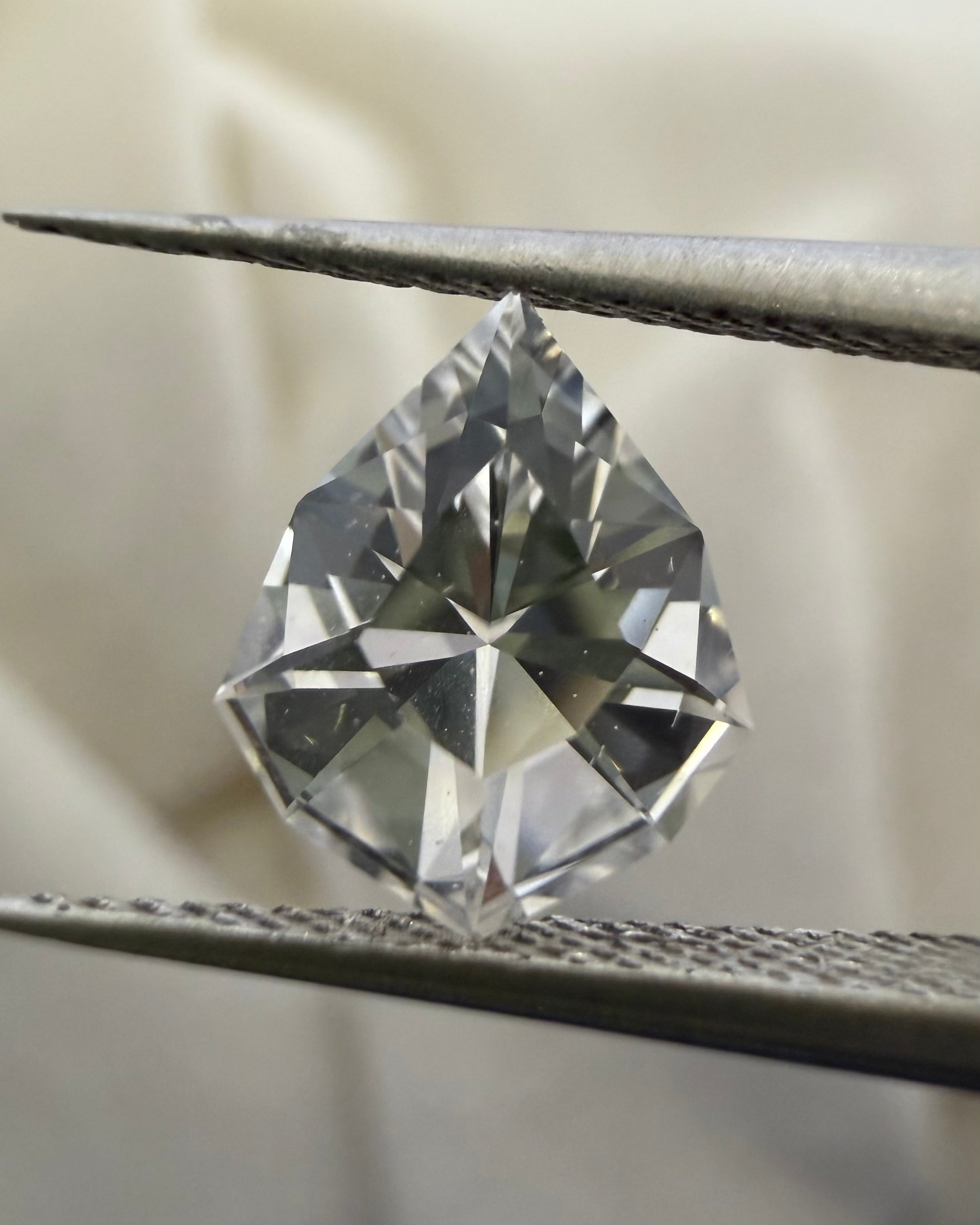 1.50 ct White Lab-created Sapphire