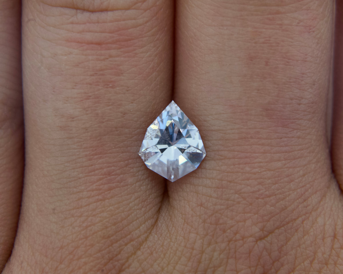 1.50 ct White Lab-created Sapphire