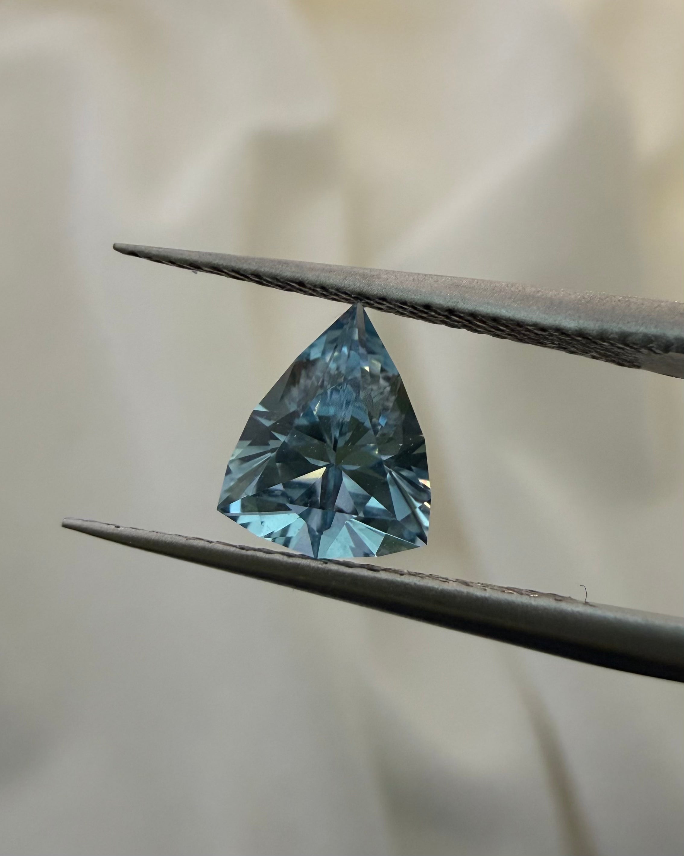 1.29 ct Powder Blue Lab-created Sapphire