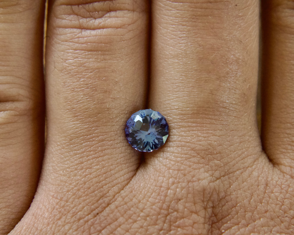 1.46 ct Blue Lab-created Sapphire