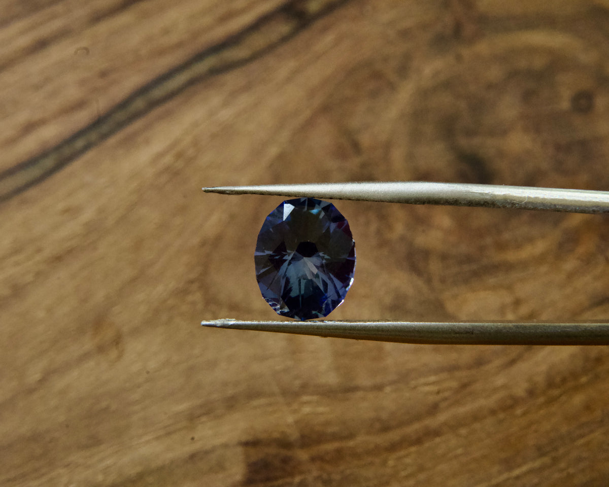 2.91 ct Blue Lab-created Sapphire
