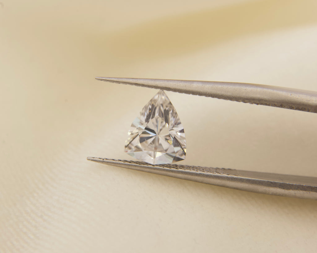 1.30 ct White Lab-created Sapphire