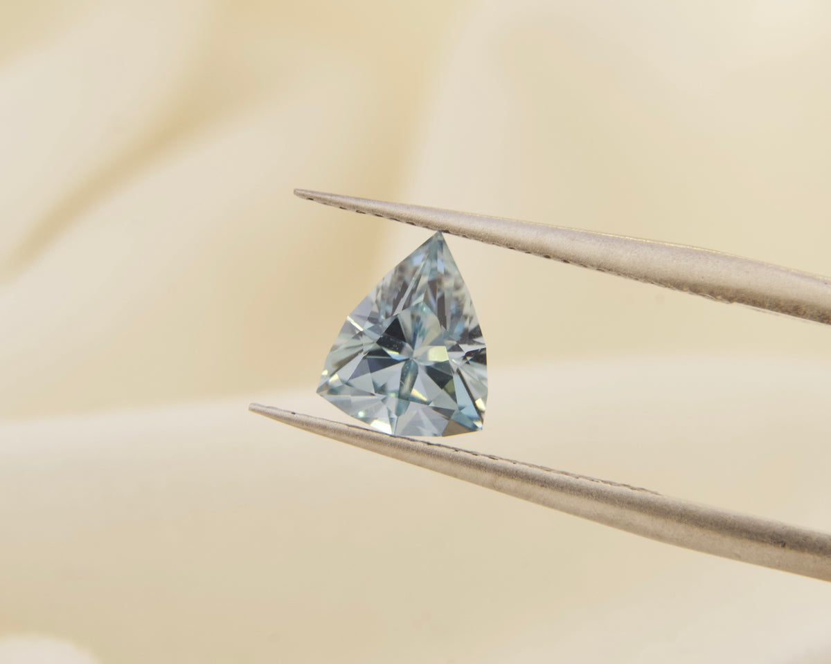 1.29 ct Powder Blue Lab-created Sapphire