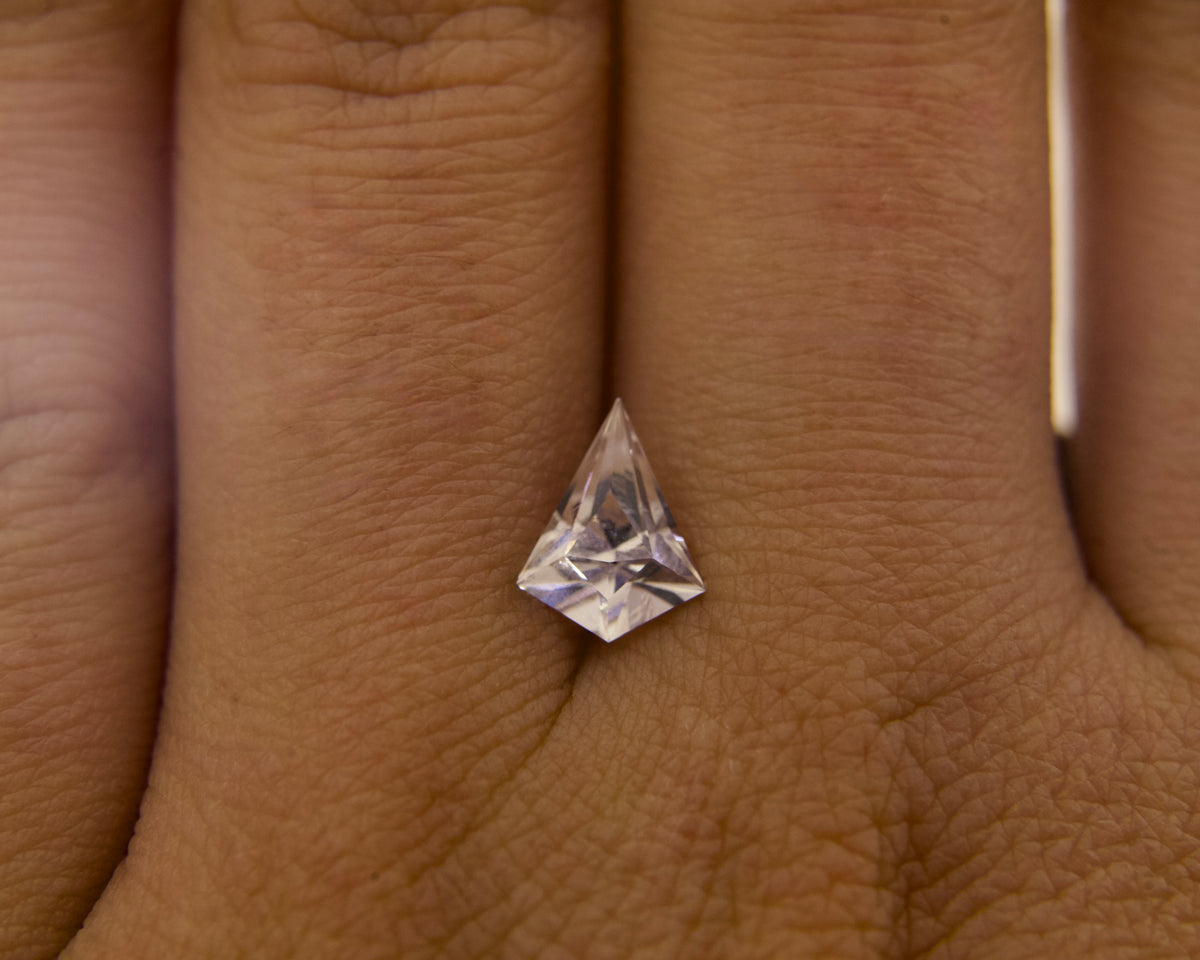 1.29 ct White Lab-created Sapphire