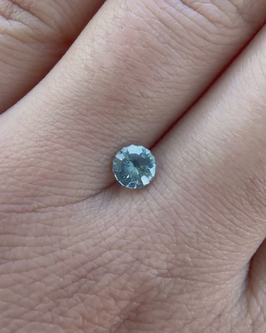 0.64 ct Blue Montana Sapphire