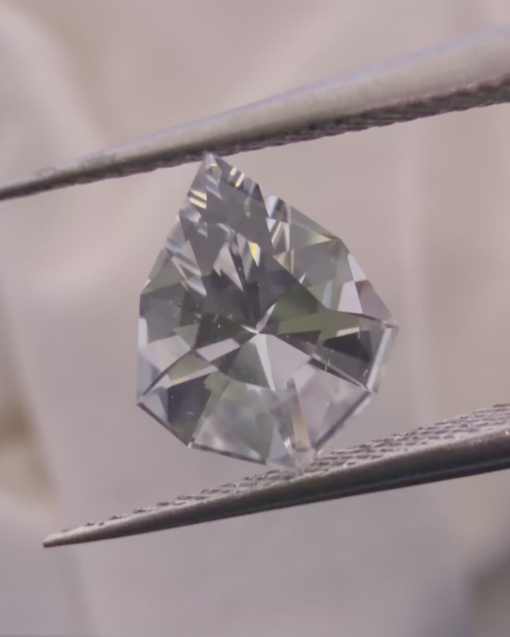 1.50 ct White Lab-created Sapphire