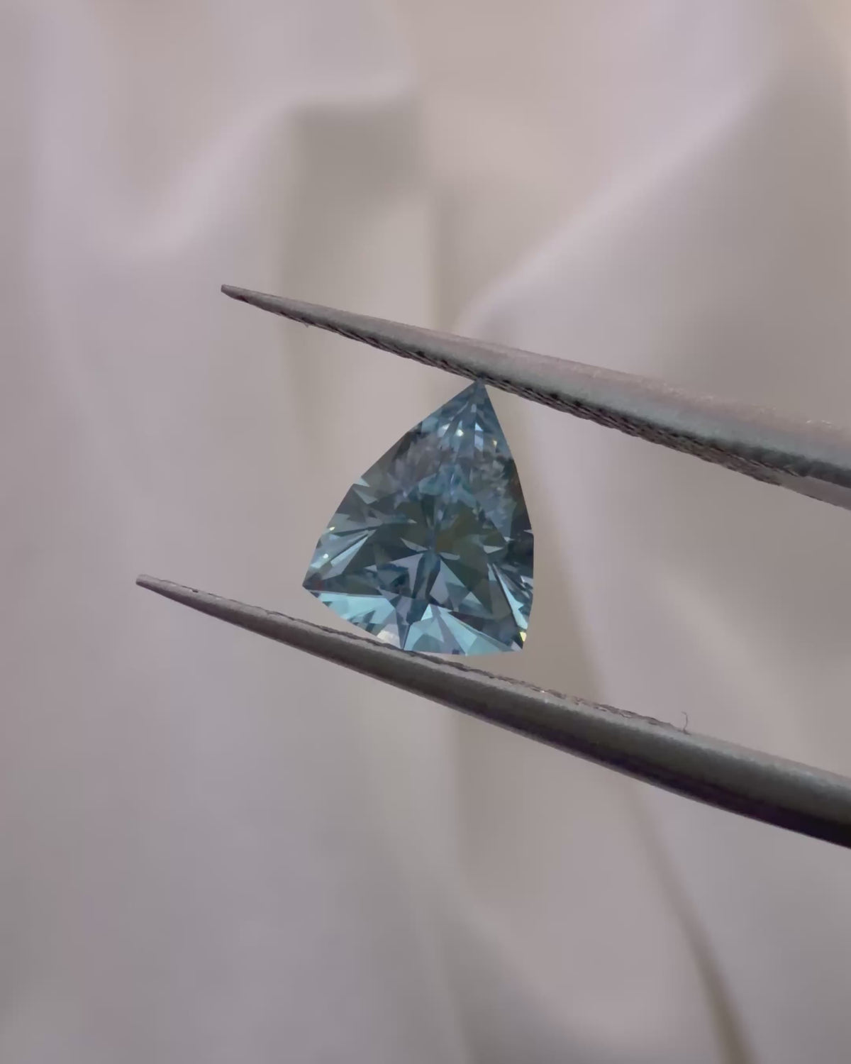 1.29 ct Powder Blue Lab-created Sapphire